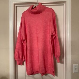 Show me your Mumu pink turtle neck dress NWT